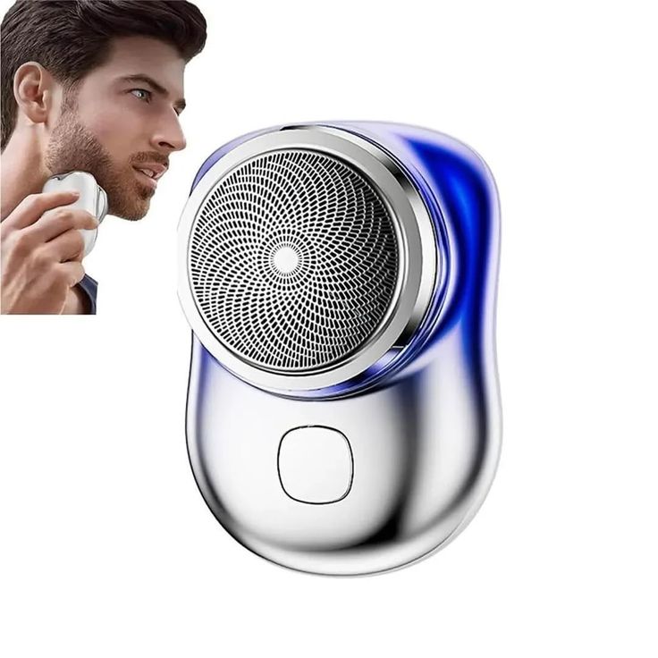 🪒Rechargeable Electric Mini Shaver | Portable USB Waterproof Beard Trimmer with LED Display